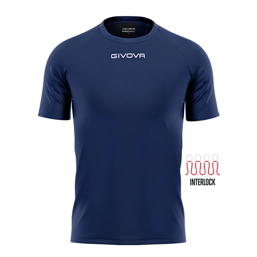 Camiseta Deportiva Givova Capo Azul Marino