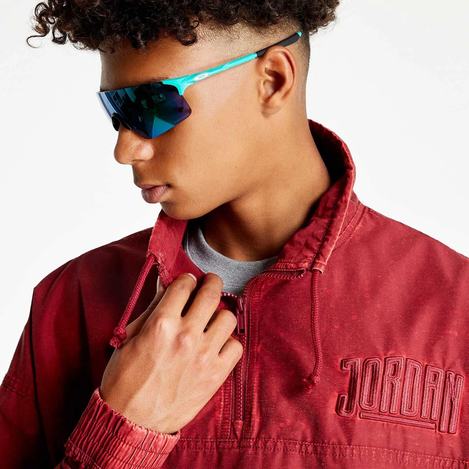 Jaqueta masculina nike jordan dna jaqueta vermelha s