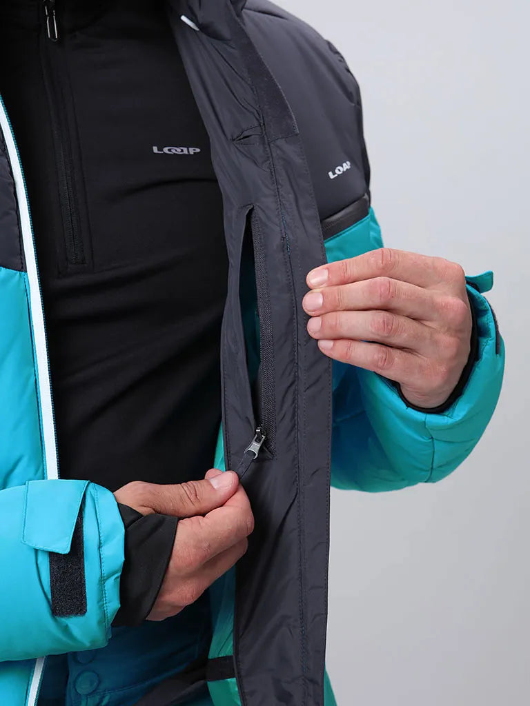 Herren-Skijacke Loap Oridior Blau