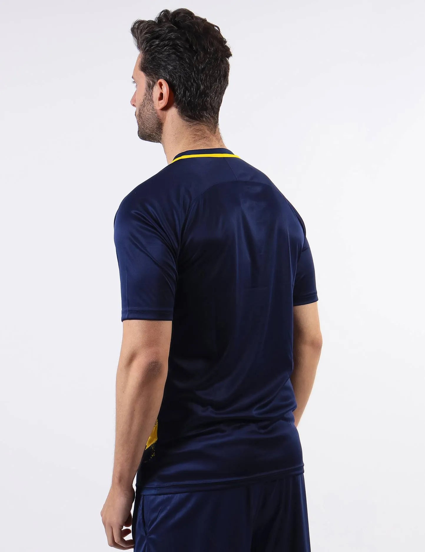 Sports T-shirt Givova Art Interlock Fluo Yell-blå Gul