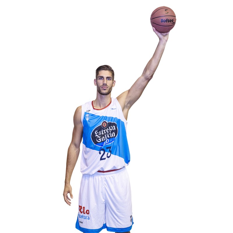 Ballon de Basket Softee Cuir Marron