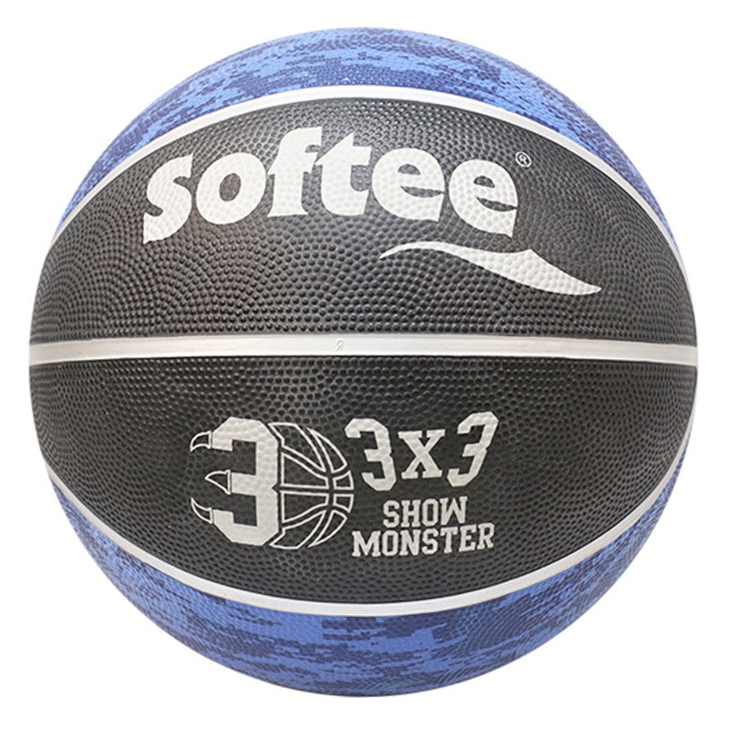 Balón Baloncesto Softee Nylon Monster Negro/Azul