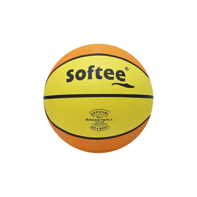 Ballon de Basket Softee Nylon Jaune/Orange