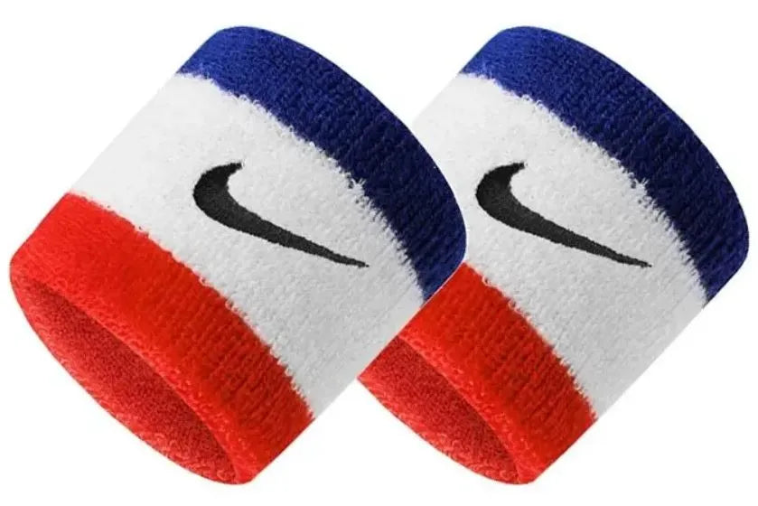 Bannaí láimhe Nike swoosh habanero dearg-dubh bán/dearg/gorm