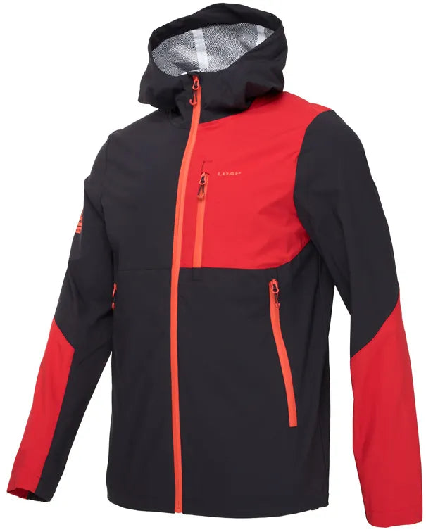 Men's Jacket Loap Uldan Dgry-red Grey