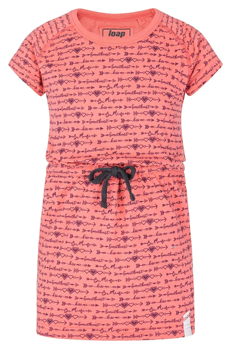 Lúb gúna leanaí bessie bándearg 140