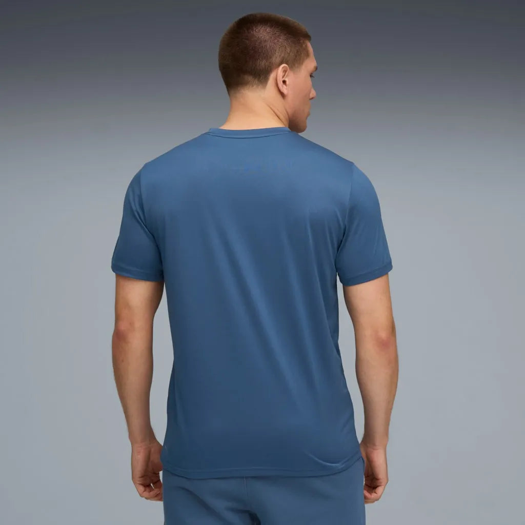 T-shirt Puma Ess Solid Cat pour hommes, bleu