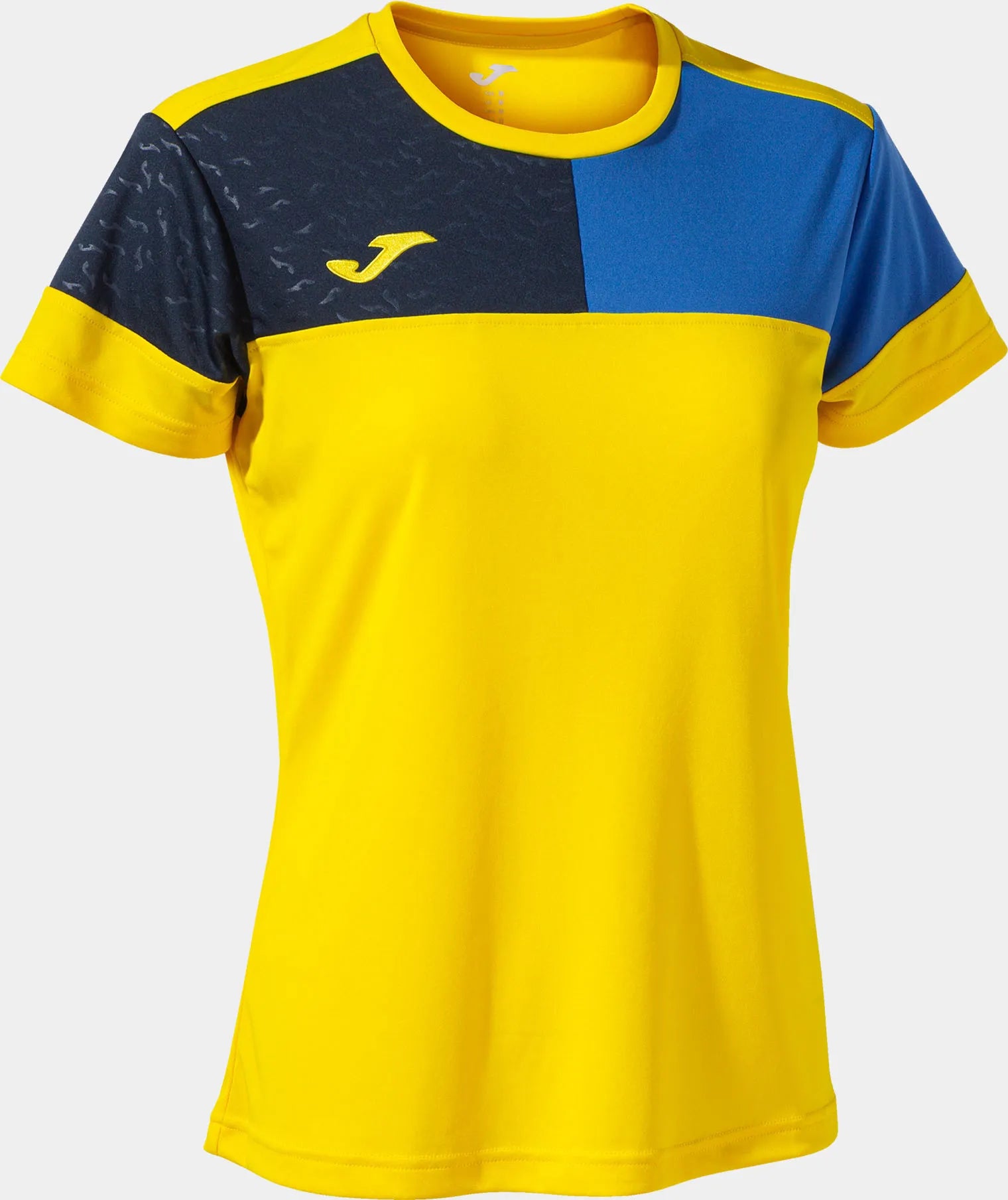 Camiseta feminina joma camiseta manga amarelo-royal amarelo/azul xs