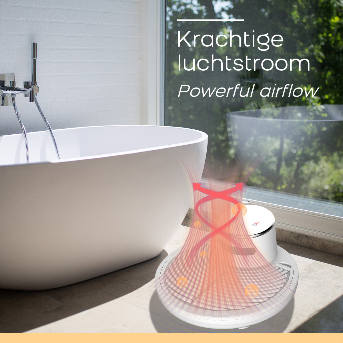Orange Care – Asciugatore per il corpo – Asciugatore ad aria – 1200w