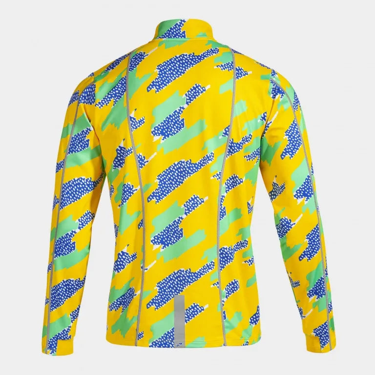Joma supernova iii mikina na zips čierna-fluor zelená žltá m