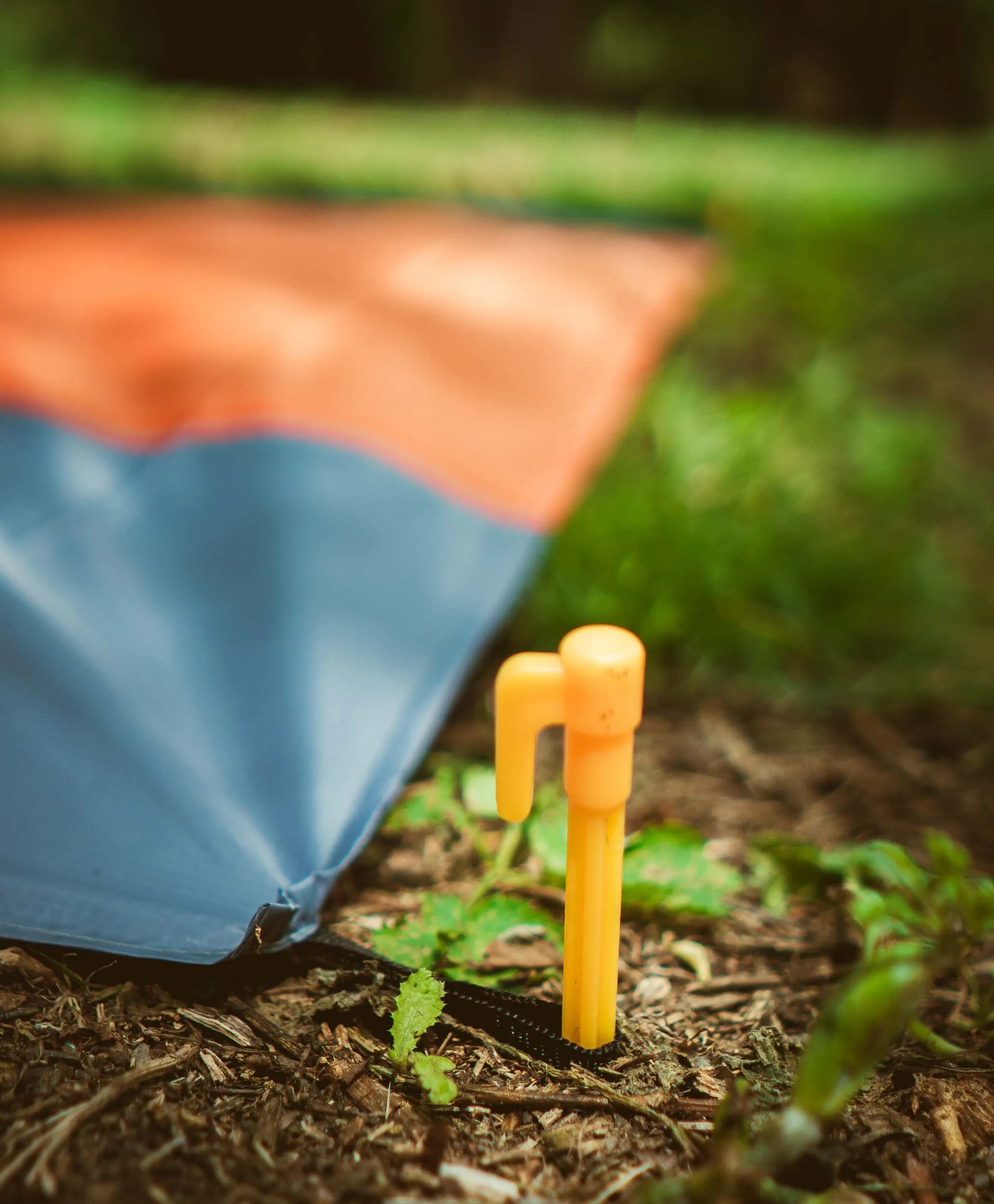 Beach mat lin kang orange orange