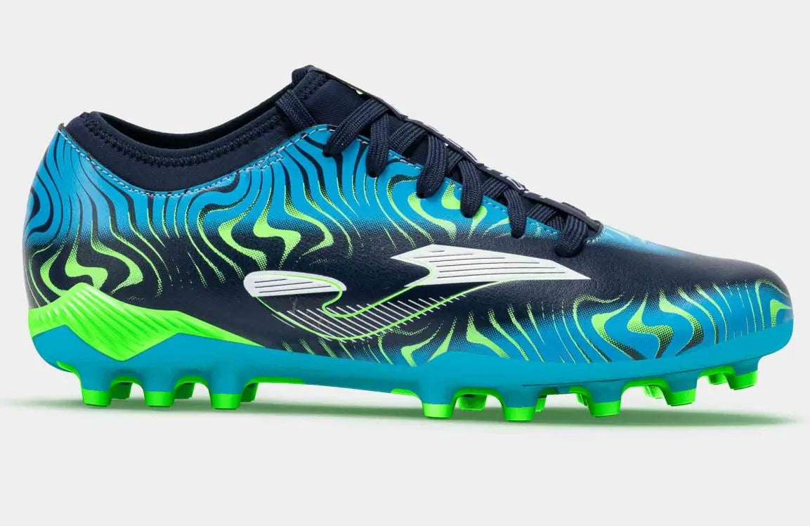 Chuteiras joma Evolution 2503 azul grama marinho 42