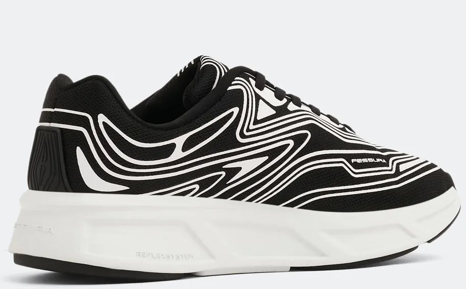 Унисекс обувки Fessura Wmns Runflex 01 Canvas Черно/бяло Бяло/черно Черно