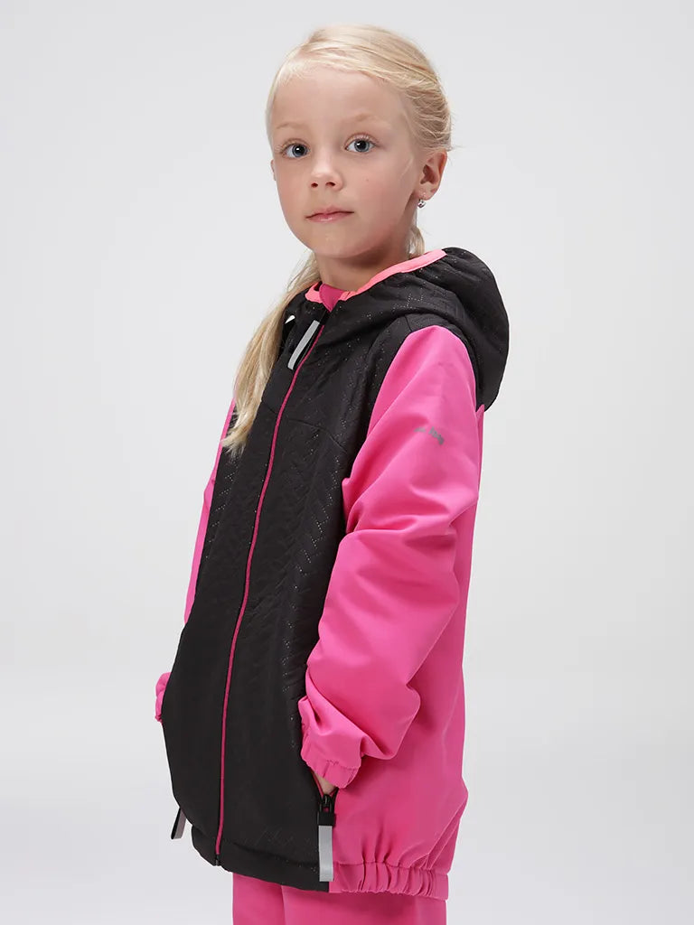 Kinder Funktionsjacke Loap Uranix Pink