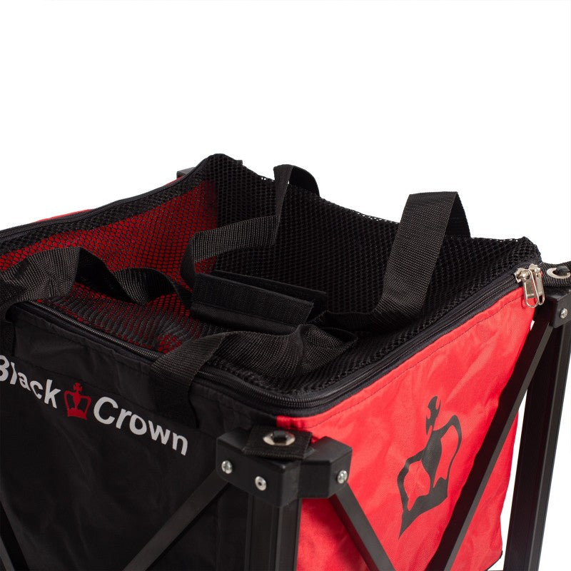 Bicolor Ball Holder Basket Black Crown