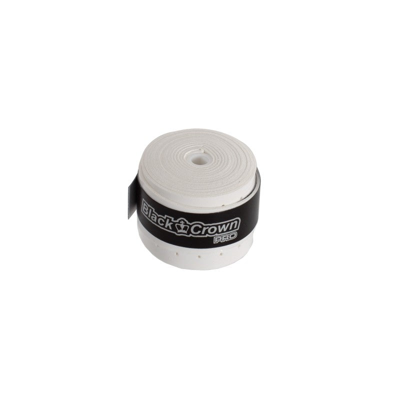 Black Crown 60 White Perforated Overgrips Jar