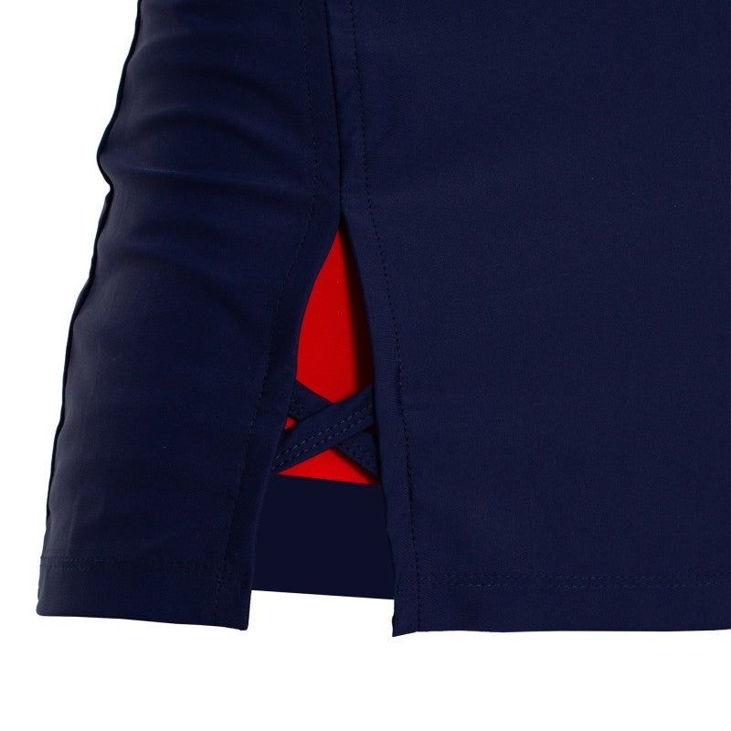 Gonna Colima Black Crown Azul/Rojo