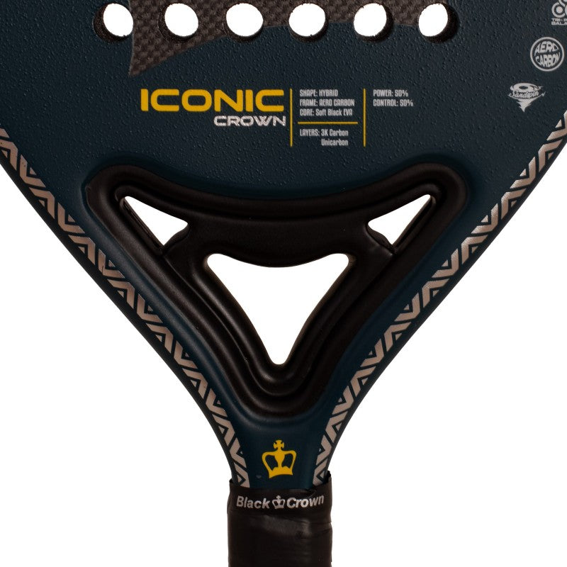 Black Crown Iconic Crown Padel Racket