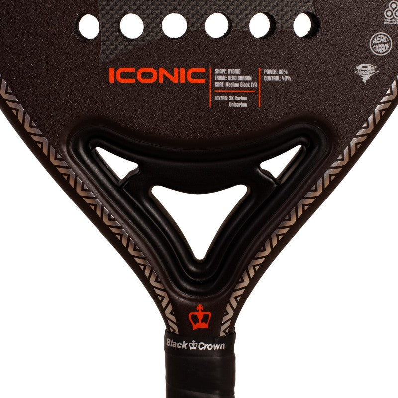 Black Crown iconisch padelracket