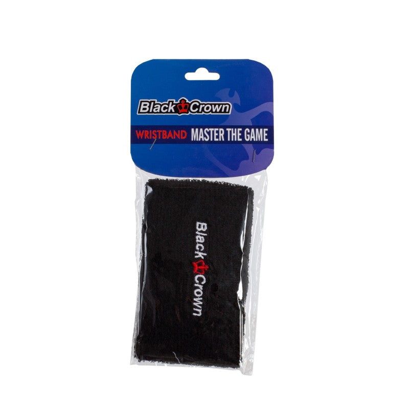 Pulsera Larga Corona Negra Negro