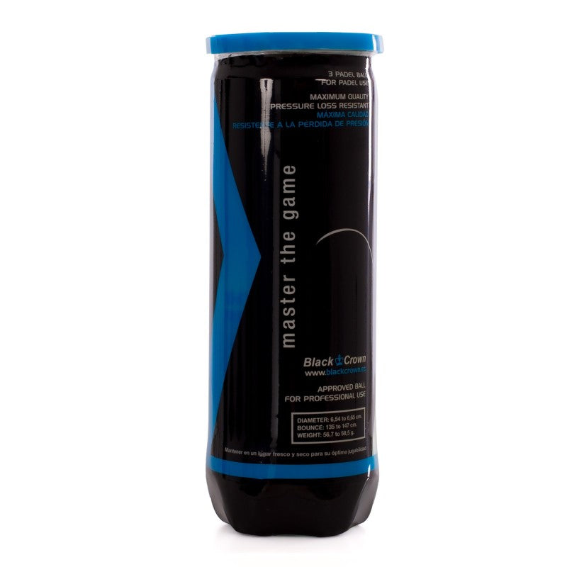 Black Crown One Padel Balls Tube Of 3