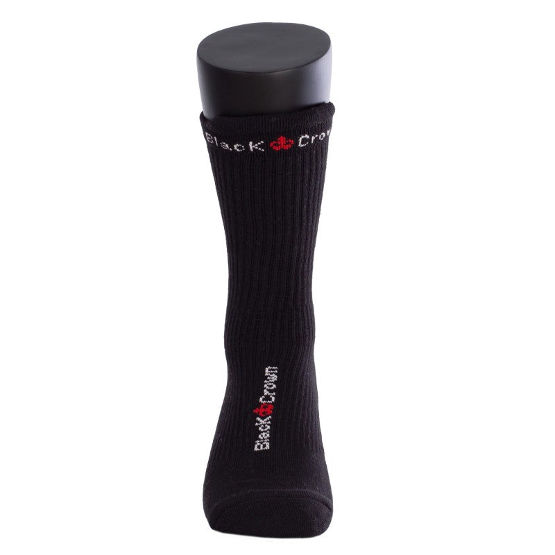 Black Crown Premium High Socks Blanco 35-38