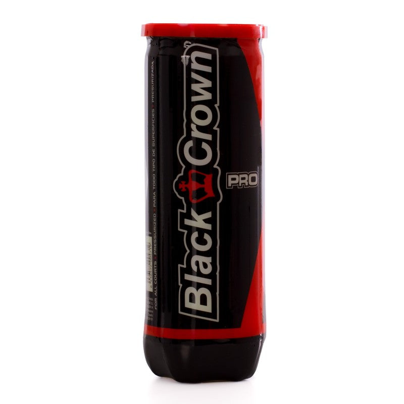 Black Crown Pro Padel Balls Tube Of 3