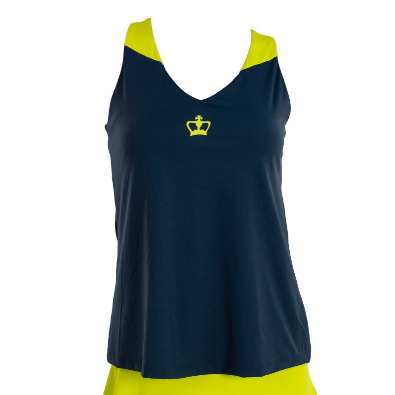 Camiseta Black Crown Rodas Azul/Amarillo
