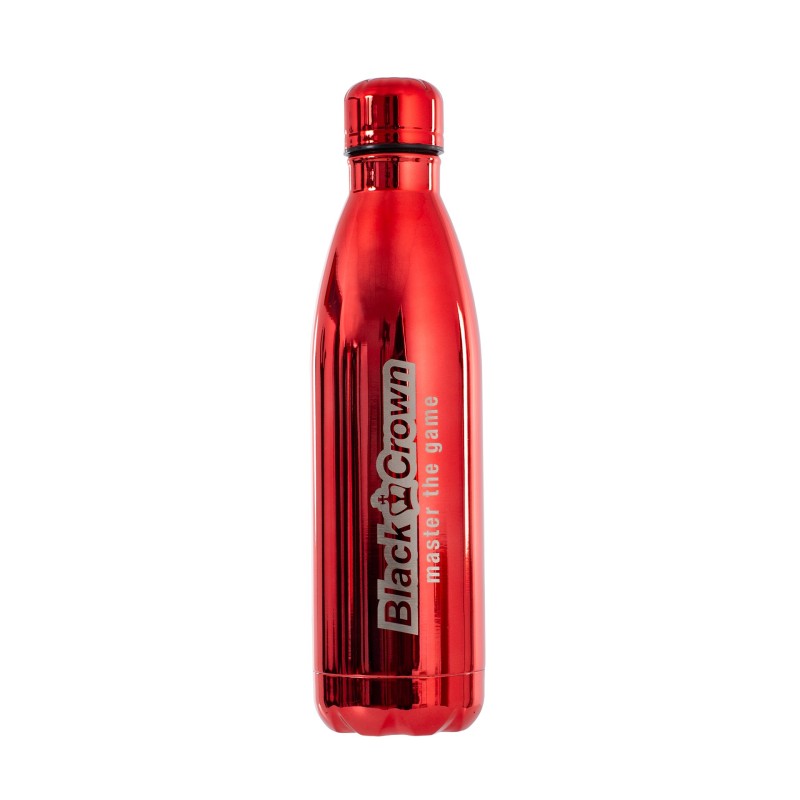 Black Crown Thermal Bottle Rojo