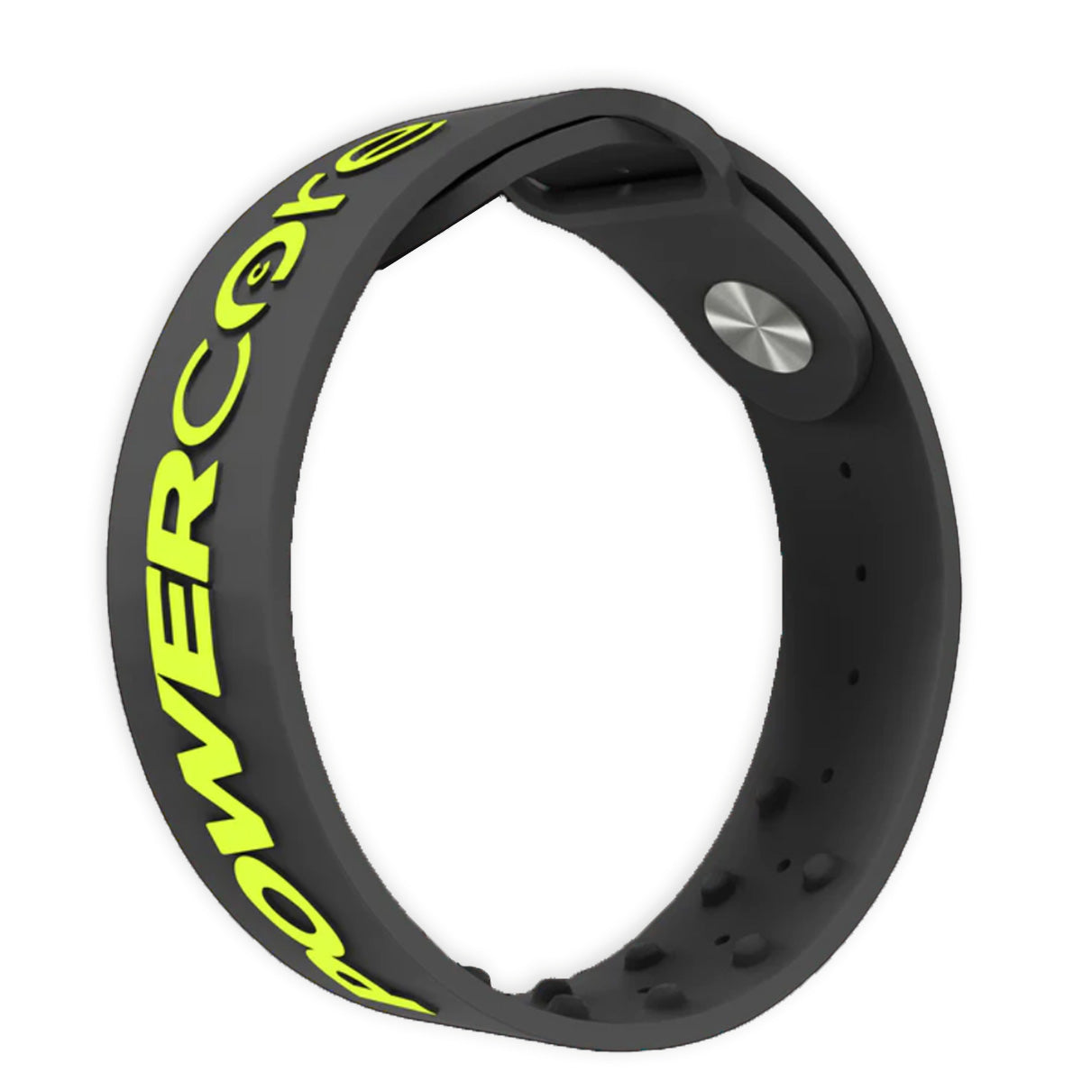Opaska sportowa Powercore – czarna/neonowa – S/m