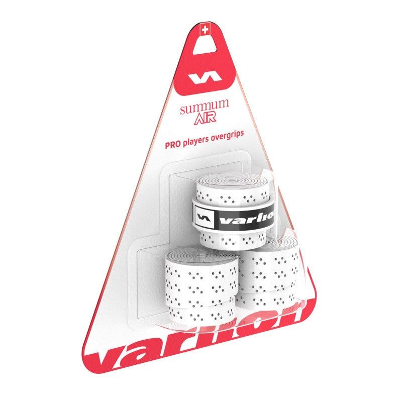 Blister Of 3 Overgrips Varlion Summum Air Blanco ÚNICA