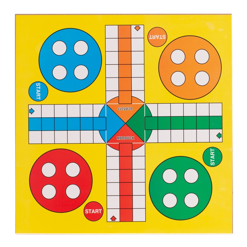 Board Play Ludo-chess Multicolor