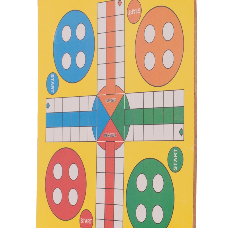 Juego de Mesa Ludo-ajedrez Multicolor