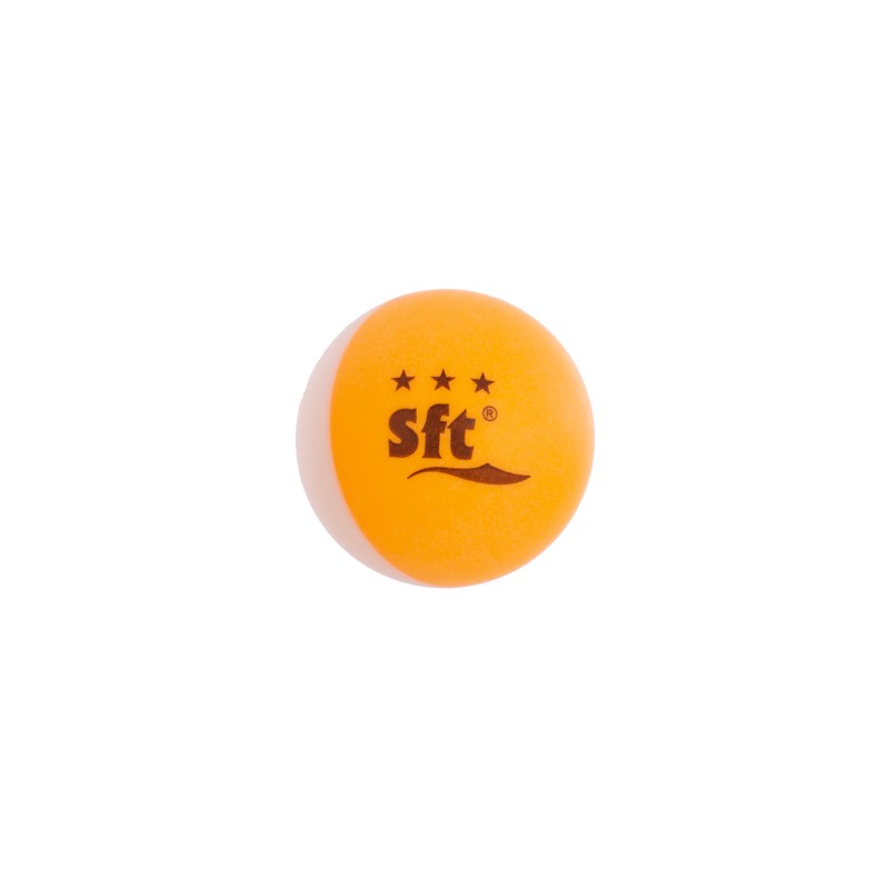 Caja De 6 Pelotas De Ping Pong Abs Bicolor Sft Multicolor