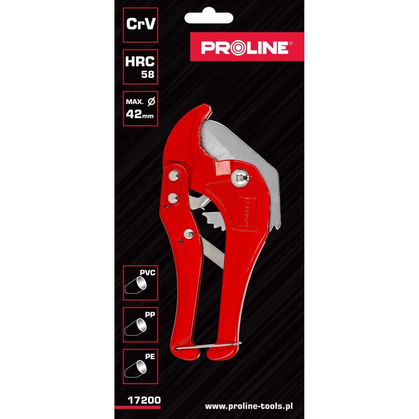 Állítható csővágó max. 42 mm Proline műanyag csövekhez