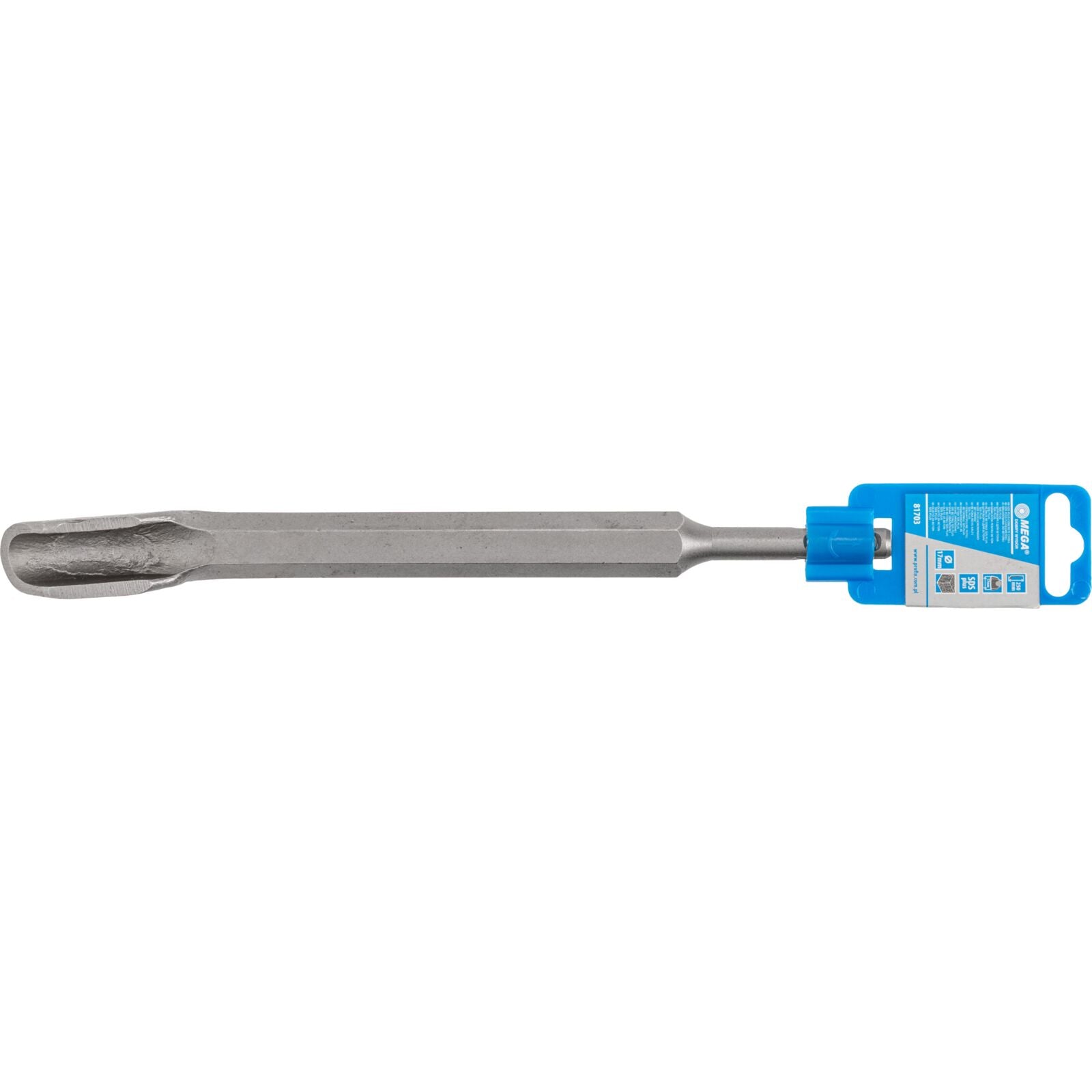 Chisel With Sds Plus 17 X 250 Cm Crooked Plastic Blue Wallet
