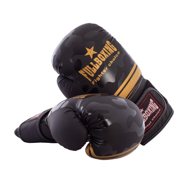 Gants de boxe Fullboxing Camo Noir/Multicolore