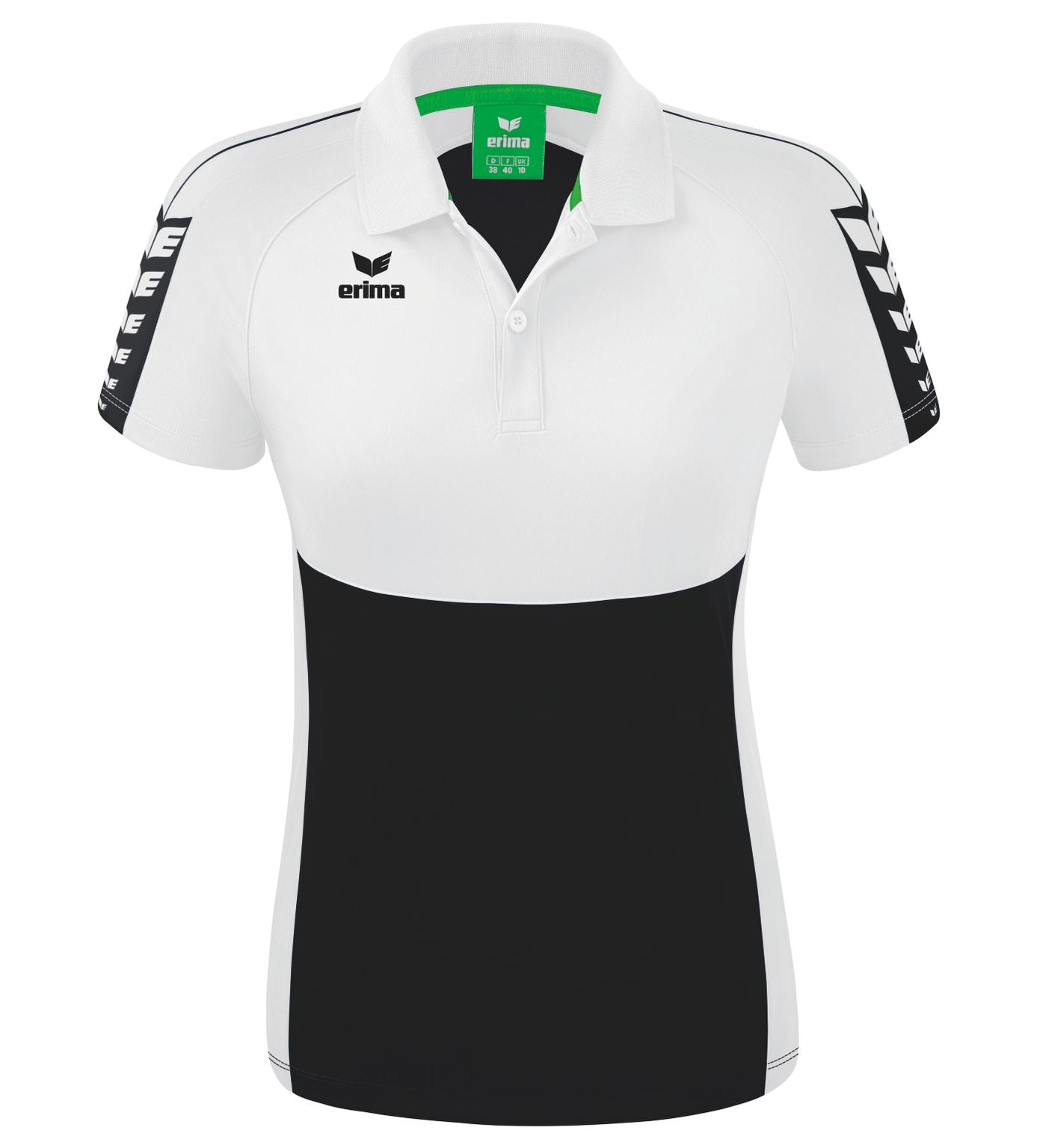 Erima Six Wings Polo тениска черно/бяло