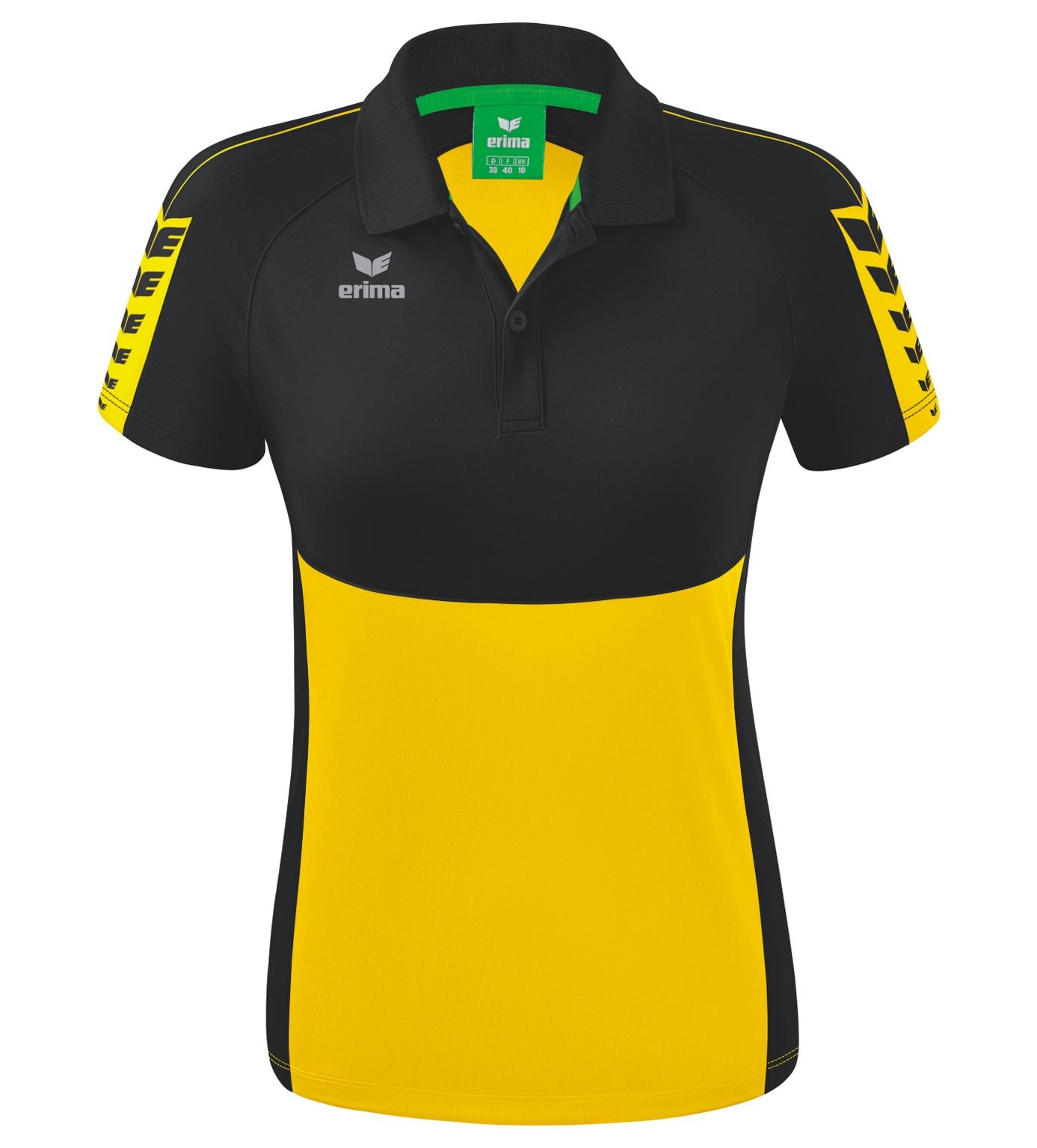 Koszulka polo Erima Six Wings Żółto-czarna