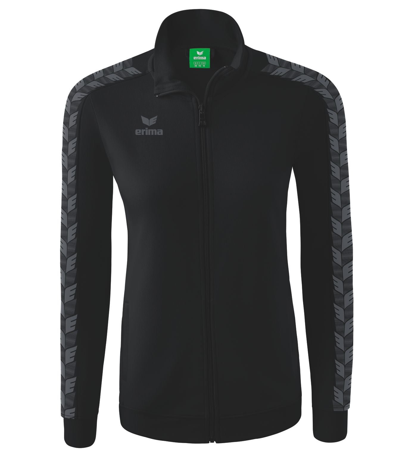 Erima Essential Team Track Top Jacket Black/slate Grey
