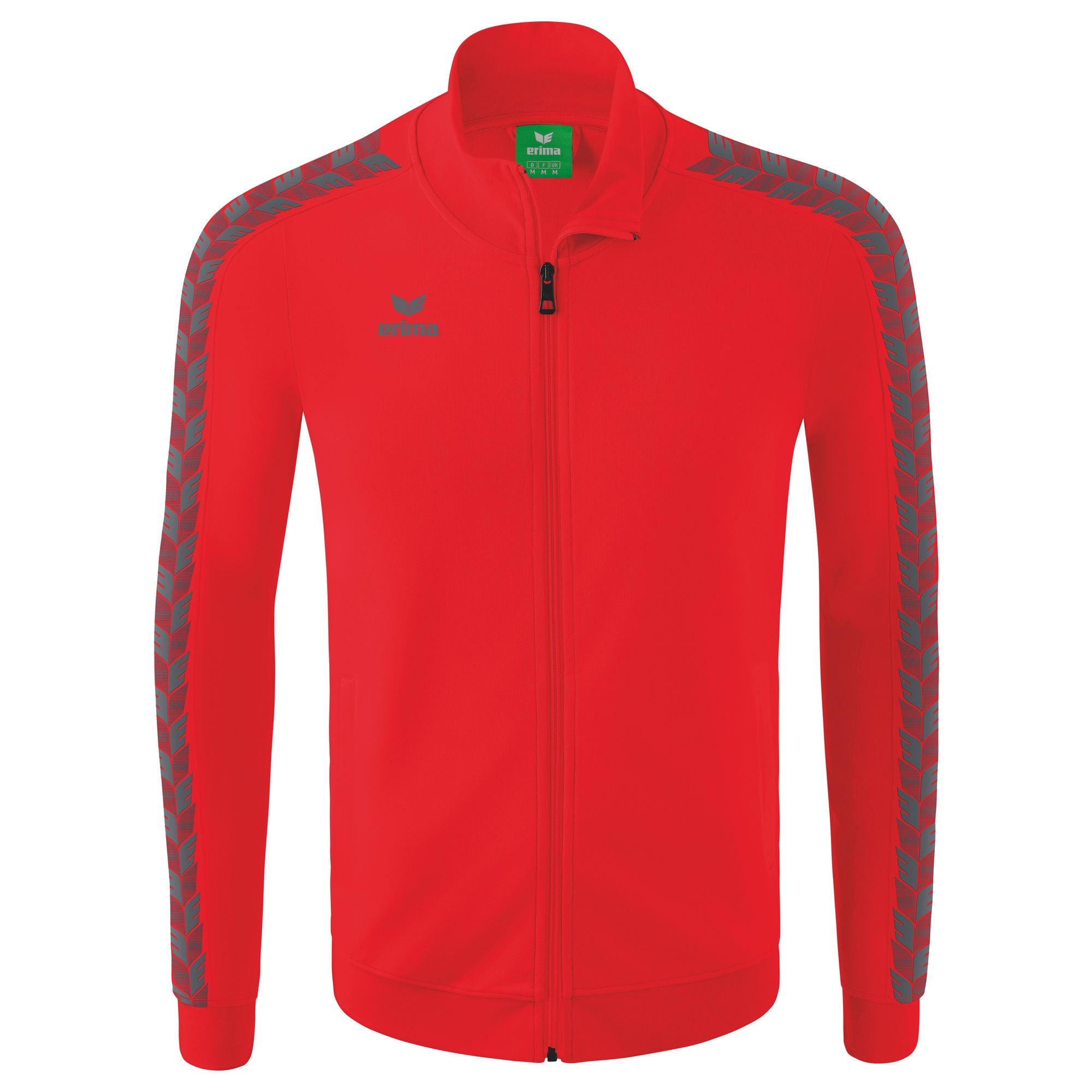 Erima Essential Team Track Top Jacket Red/slate Grey