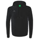 Erima Essential Team Hoody preto/cinza ardósia júnior