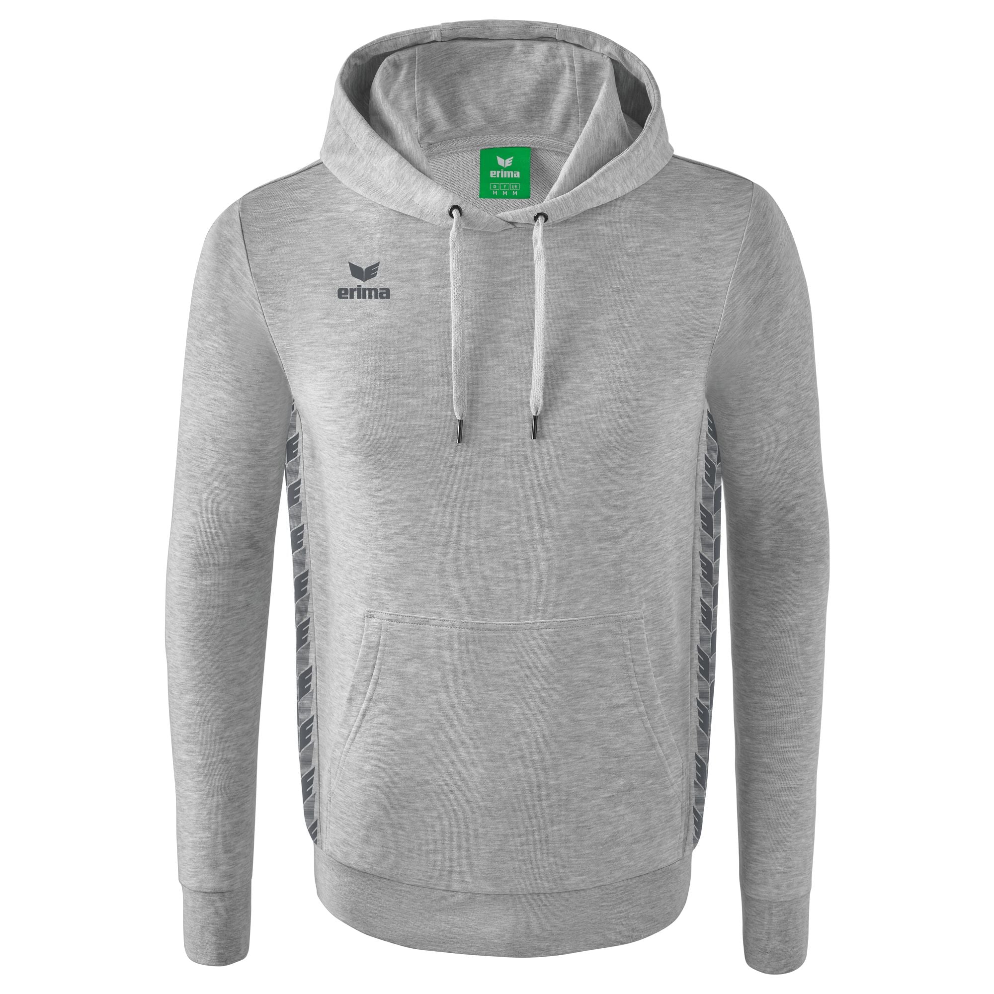 Erima Essential Team Hoody Light Grey Marl/slate Grey