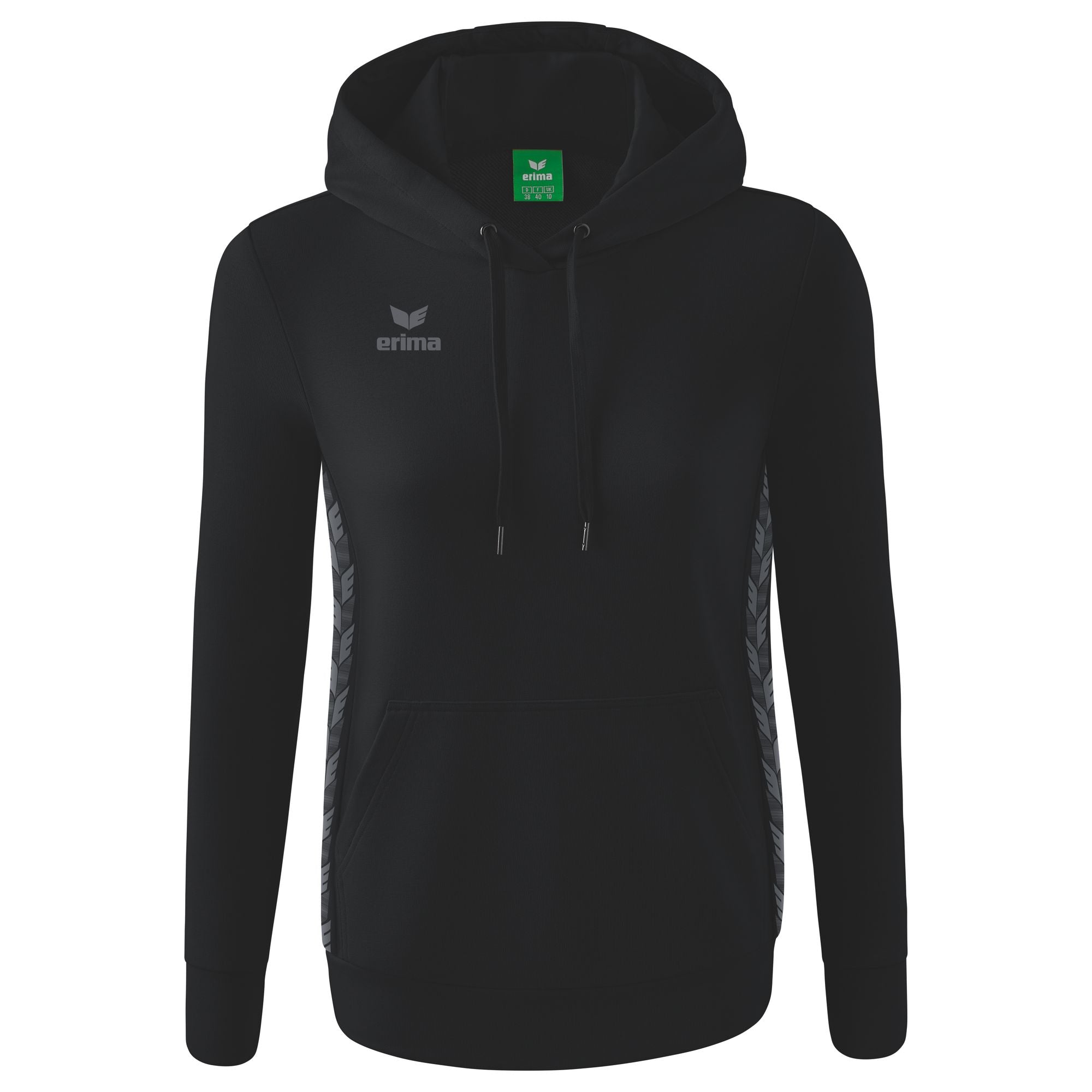 Erima Essential Team Hoody черно/сиво сиво