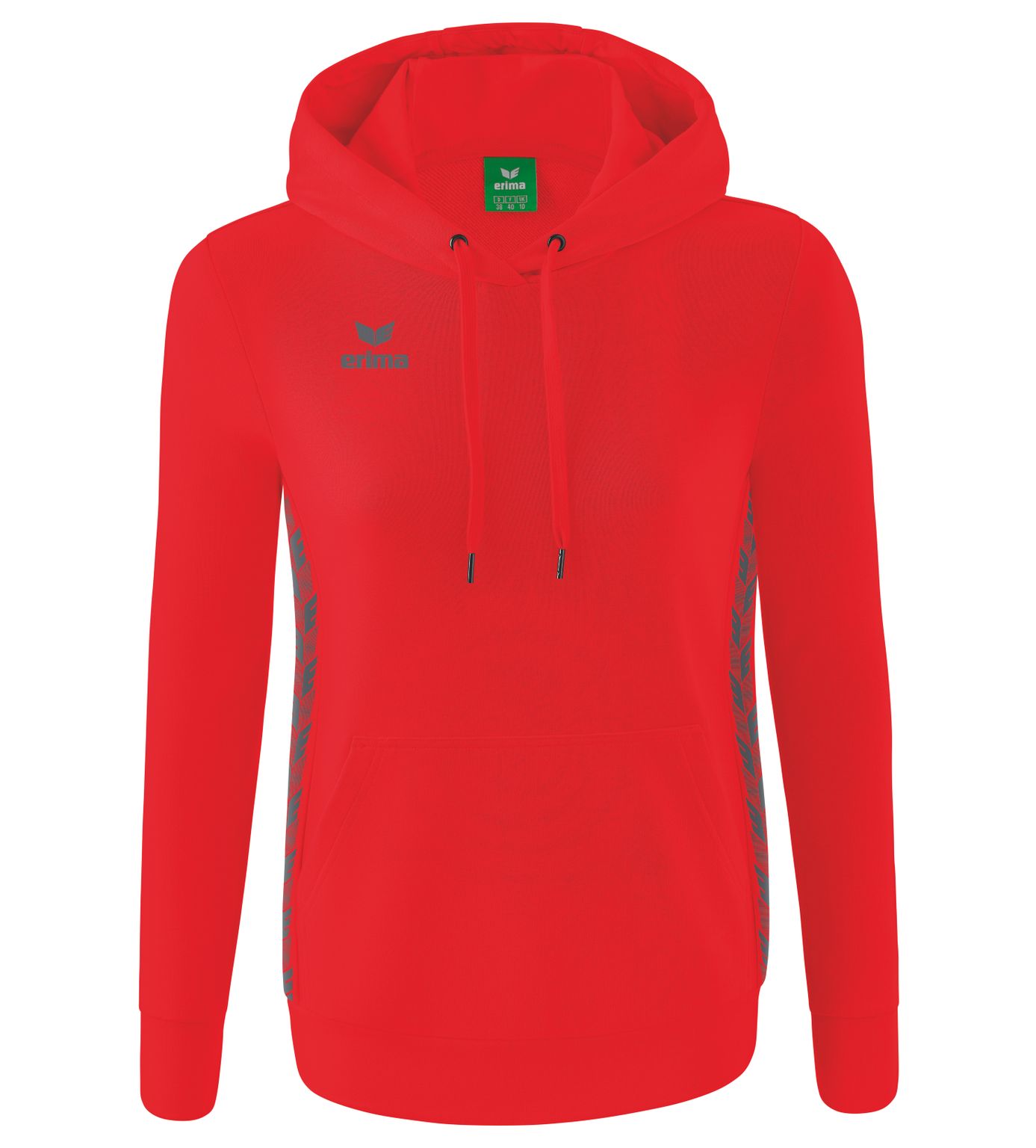Erima Essential Team Hoody Rood/leigrijs