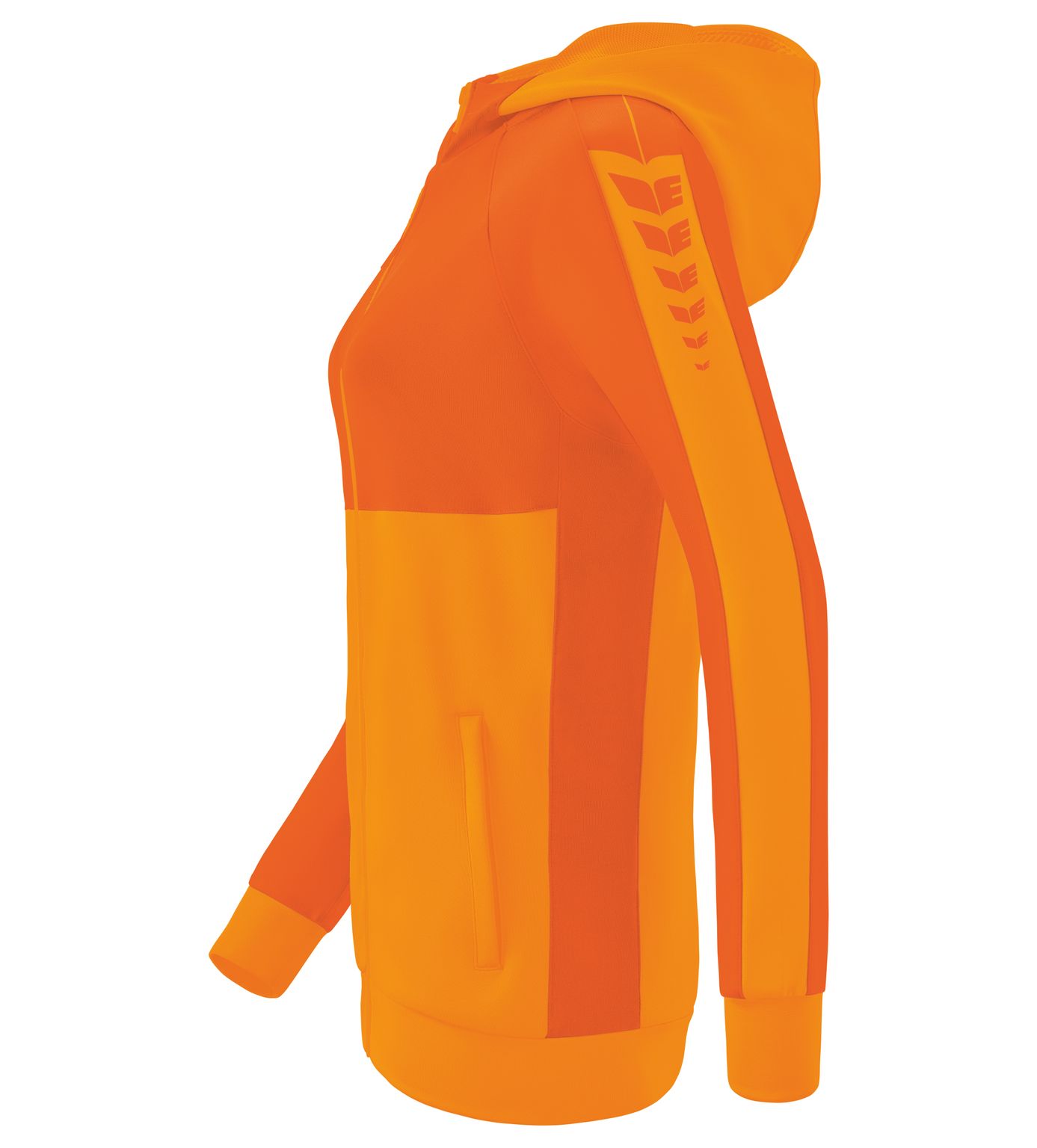 Erima Six Wings Træningsjakke Med Hætte Ny Orange/orange