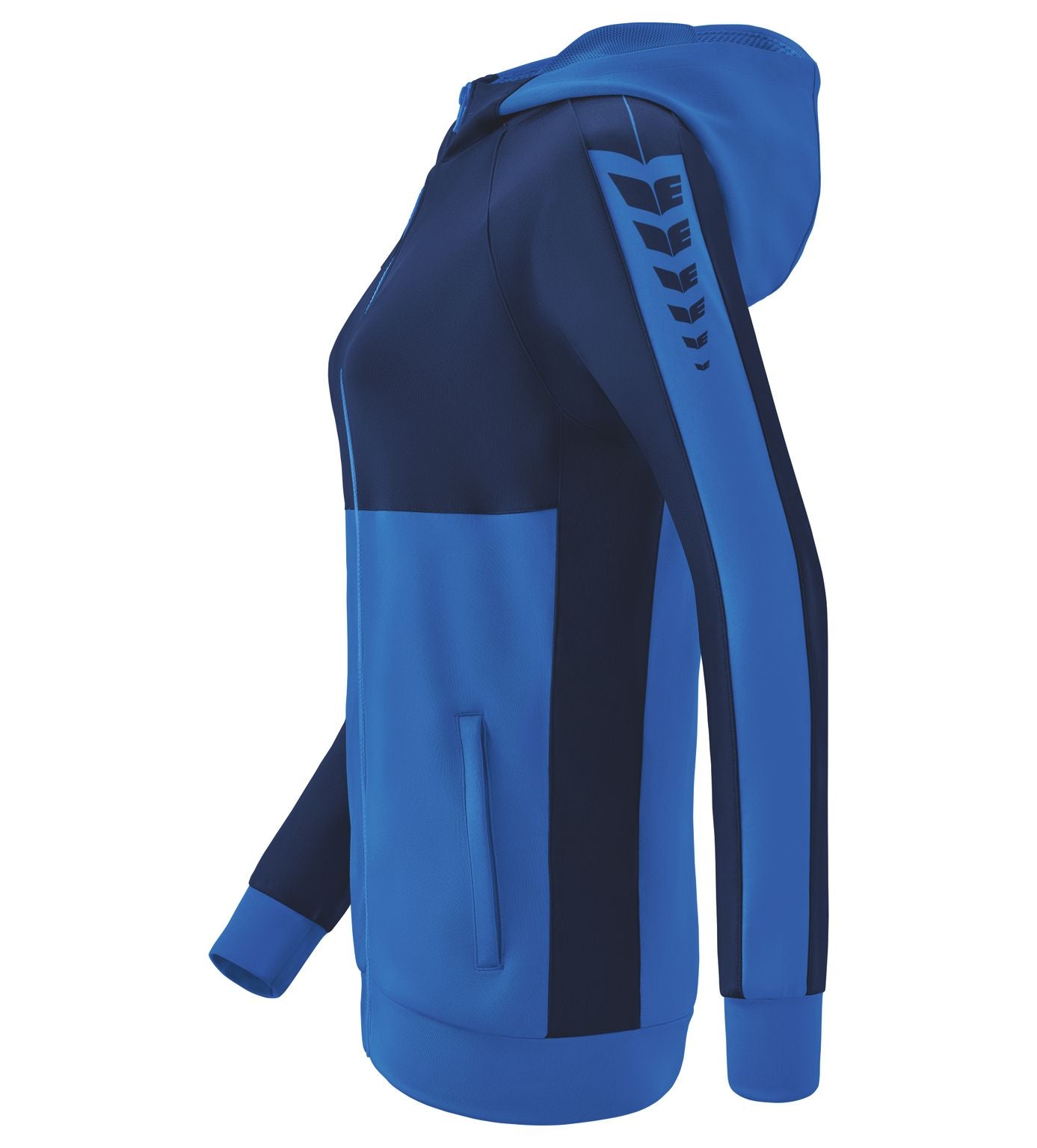Erima Six Wings Training Jacket With Hood New Royal/new Navy
