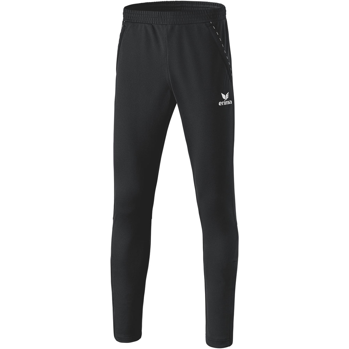Pantalón Erima Training Con Inserción En Pantorrilla 2.0 negro junior