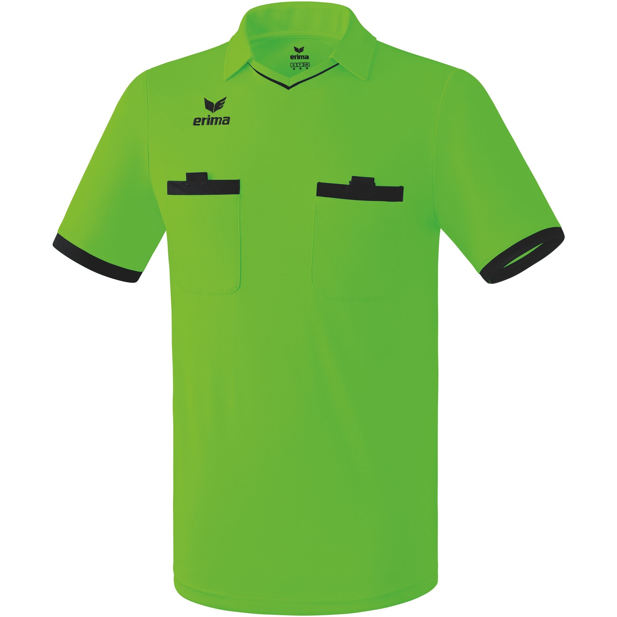 Camiseta de árbitro Erima Zaragoza Gecko verde/negro
