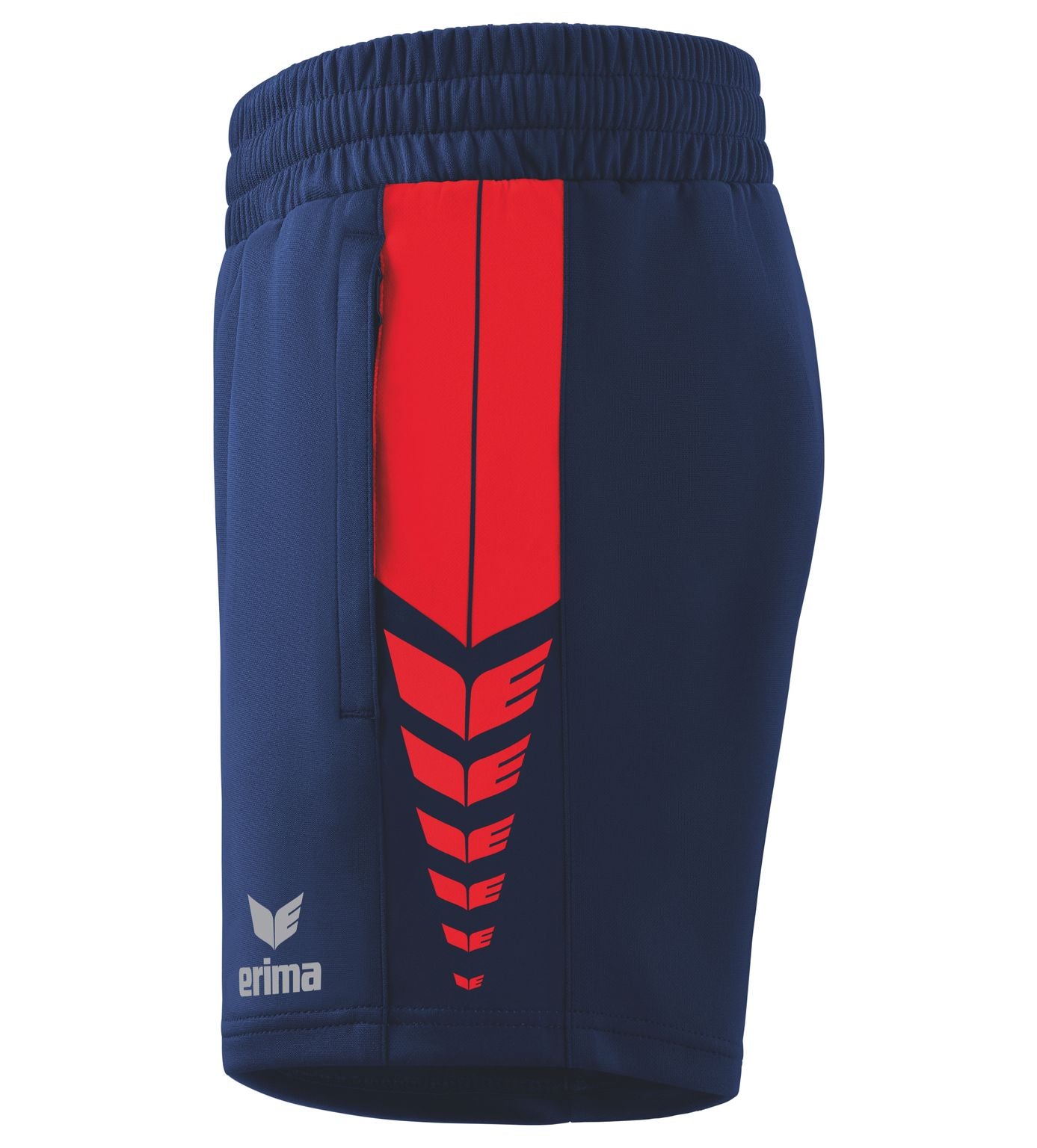 Erima Six Wings Worker Shorts Ny Navy/rød